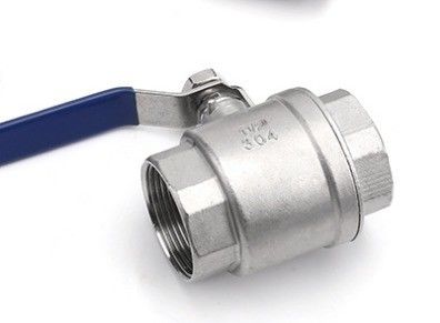 Edelstahl 304 316 DN20-NPT 2PC-Kugelventil für Hydrauliksysteme