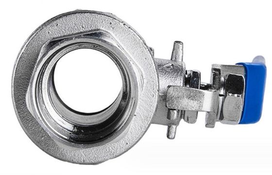 Edelstahl 304 316 DN20-NPT 2PC-Kugelventil für Hydrauliksysteme