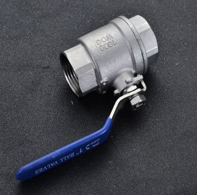 Allgemeine Stahlgriffe mit Verriegelung des inneren Gewinns BSP NPT 2PC Kugelventil SS304 316
