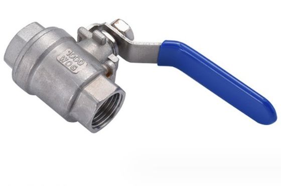Allgemeine Stahlgriffe mit Verriegelung des inneren Gewinns BSP NPT 2PC Kugelventil SS304 316