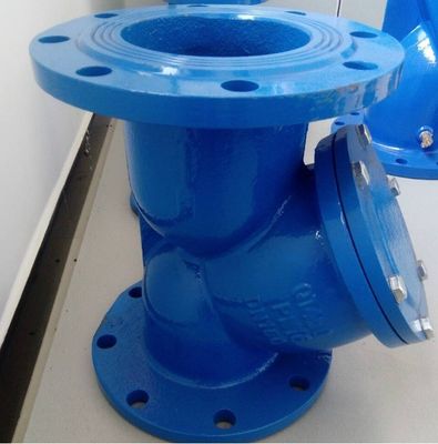 Zusammengestellte SS-Karosserie DIN AWWA Gusseisen-Flangen Y-Strainer Y-Typ Korbstrainer Filter-Wasserstrainer