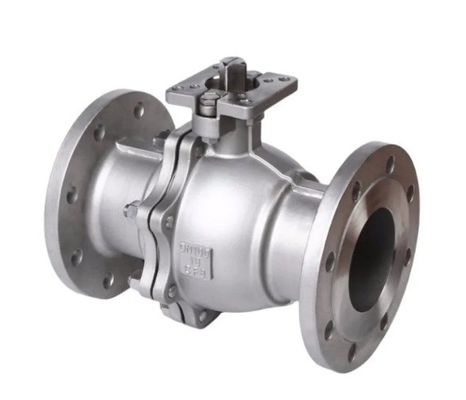 CF8/CF8m/Floating Type 2PC Flange Ballventil aus Kohlenstoffstahl für Wassermedien und Brandschutz