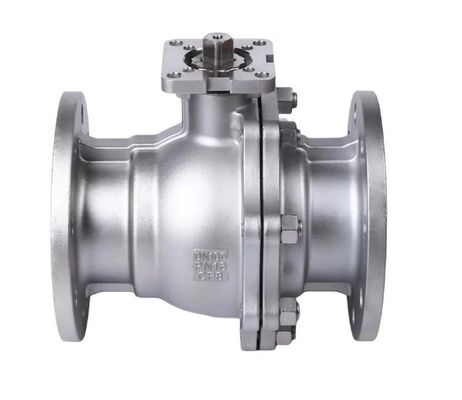 CF8/CF8m/Floating Type 2PC Flange Ballventil aus Kohlenstoffstahl für Wassermedien und Brandschutz
