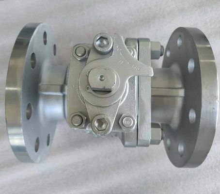 OEM-Schaltfläche Edelstahlflansch-Kugelventil mit ISO5211 High Pad CF8 CF8m F304/F316