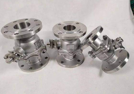 OEM-Schaltfläche Edelstahlflansch-Kugelventil mit ISO5211 High Pad CF8 CF8m F304/F316