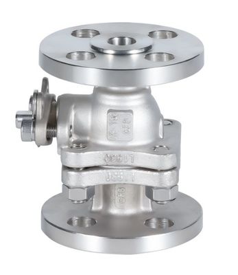 Dn15-200 WCB SS201 SS304 SS316 Flansche Pneumatische Wasserkugelventil mit Stoppstruktur