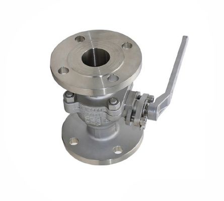 Dn15-200 WCB SS201 SS304 SS316 Flansche Pneumatische Wasserkugelventil mit Stoppstruktur