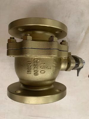 150 ASME B16.5 Wcb Gesteinkohle CF8 CF8m Bronze Edelstahl Schwimmballventil