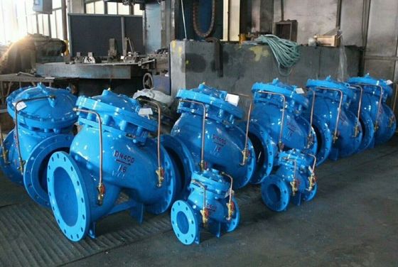 Automatisches Wasserregelungsventil aus leichtfertigem Eisen, Druckentlastung, Durchflussregelung PN10 PN16