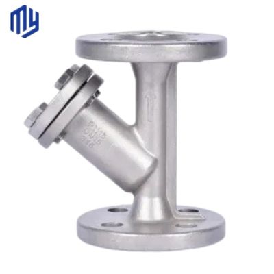 Hochtemperatur-Guss-Eisen-Edelstahl-Y-Strainer-Ventil für nahtlose Strömungsregelung