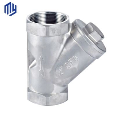 Hochtemperatur-Guss-Eisen-Edelstahl-Y-Strainer-Ventil für nahtlose Strömungsregelung