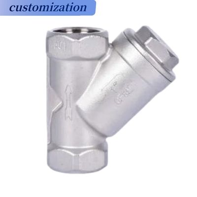 OBM-gestützte Membranstruktur Sus304 316 Y-Strainer Y-Typ Weiblicher Fadenstrainer