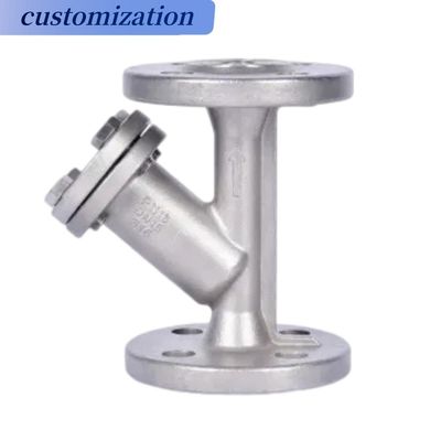 OBM-gestützte Membranstruktur Sus304 316 Y-Strainer Y-Typ Weiblicher Fadenstrainer