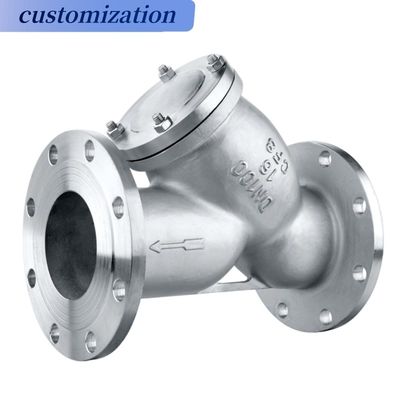DIN F6 Cf8m Y-StrainerStrainer mit Flansche Typ Y-Typ Weiblicher Gewinde-Strainer für Sanitäranlagen
