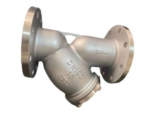 OEM Port Größe Edelstahlfilterflansche Y-Strainer mit allgemeinem Design und Flansche