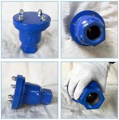 ISO/DIN/BS Einöffnungsluftentladeklappe für Pn16-Flangen-Duktilwasser aus Gusseisen