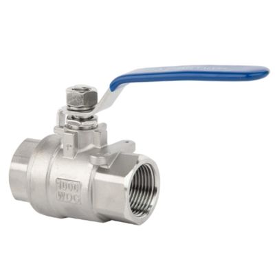 Zusammengestellte Ss-Kugelventile aus Edelstahl 2PC 304ss 316ss für Schwerindustrie