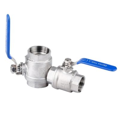 Zusammengestellte 1/2" Ss 304 316L 2PCS 3PC Edelstahl Kugelventil für Wasserkontrolle