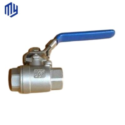 Zusammengestellte 1/2" Ss 304 316L 2PCS 3PC Edelstahl Kugelventil für Wasserkontrolle