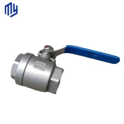 Zusammengestellte 1/2" Ss 304 316L 2PCS 3PC Edelstahl Kugelventil für Wasserkontrolle