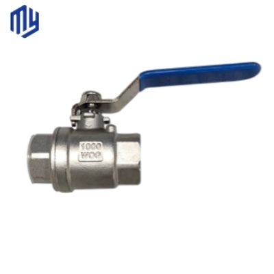 Edelstahl-Kugelventil 1/2" -4" Ss 304 316L 2PCS für die glatte und flüssige Regelung