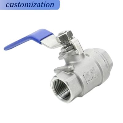 2PCS-Gewinde-Industrialventile für Gasölwasser