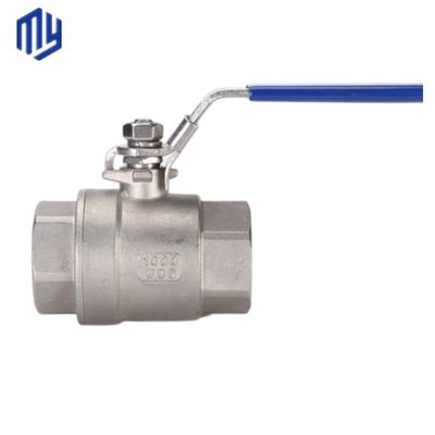 Schleife FF Kugelventil aus Edelstahl mit ISO5211/Mounting Pad CF8 A und langlebiger Wahl