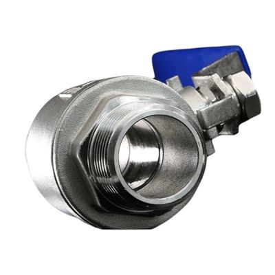 Maßgeschneidertes 1/2" Edelstahl-Kugelventil Pn10 mit 2PCS-Design und Druckbewertung PN10